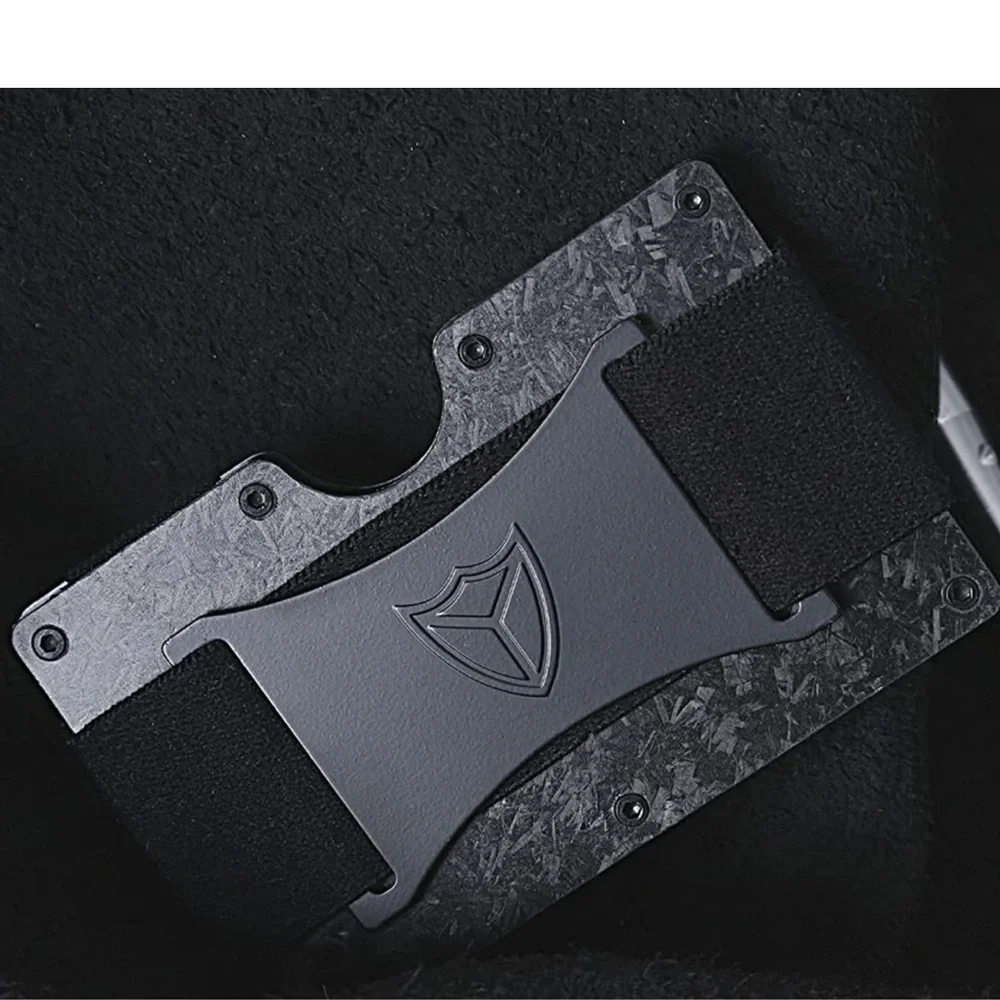 Brand New Forged Carbon Lightweight Tactical Minimalist Wallet for Men - Picture 3 of 6